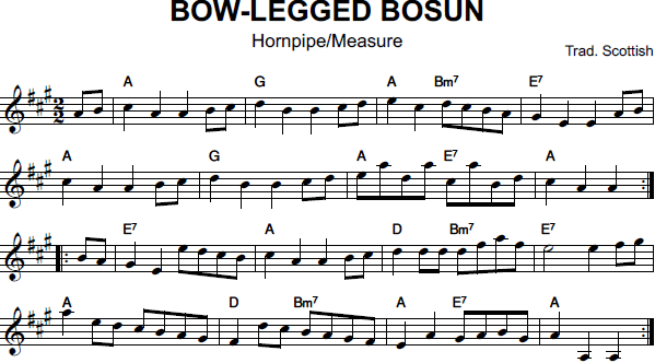 notation: Bow Legged Bosun