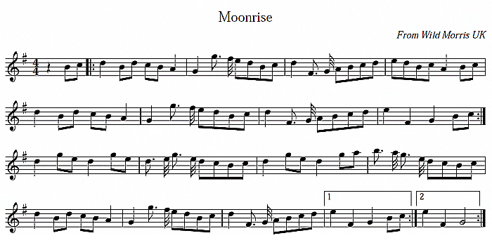 notation: Moonrise