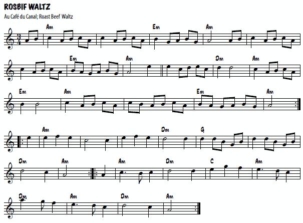 notation: Rosbif Waltz
