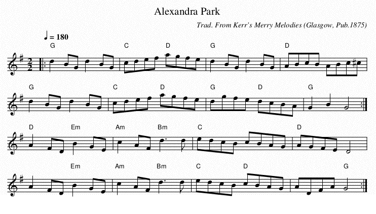 notation: Alexandra Park