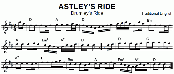 Astley's Ride notation