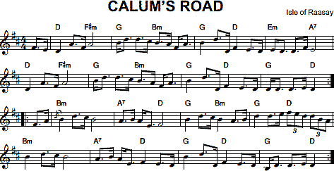 notation: Calum's Road