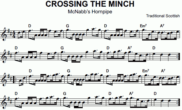 notation: Crossing the Minch