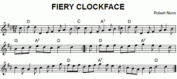 Fiery Clockface notation