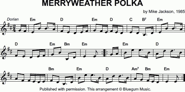 notation: Merryweather Polka